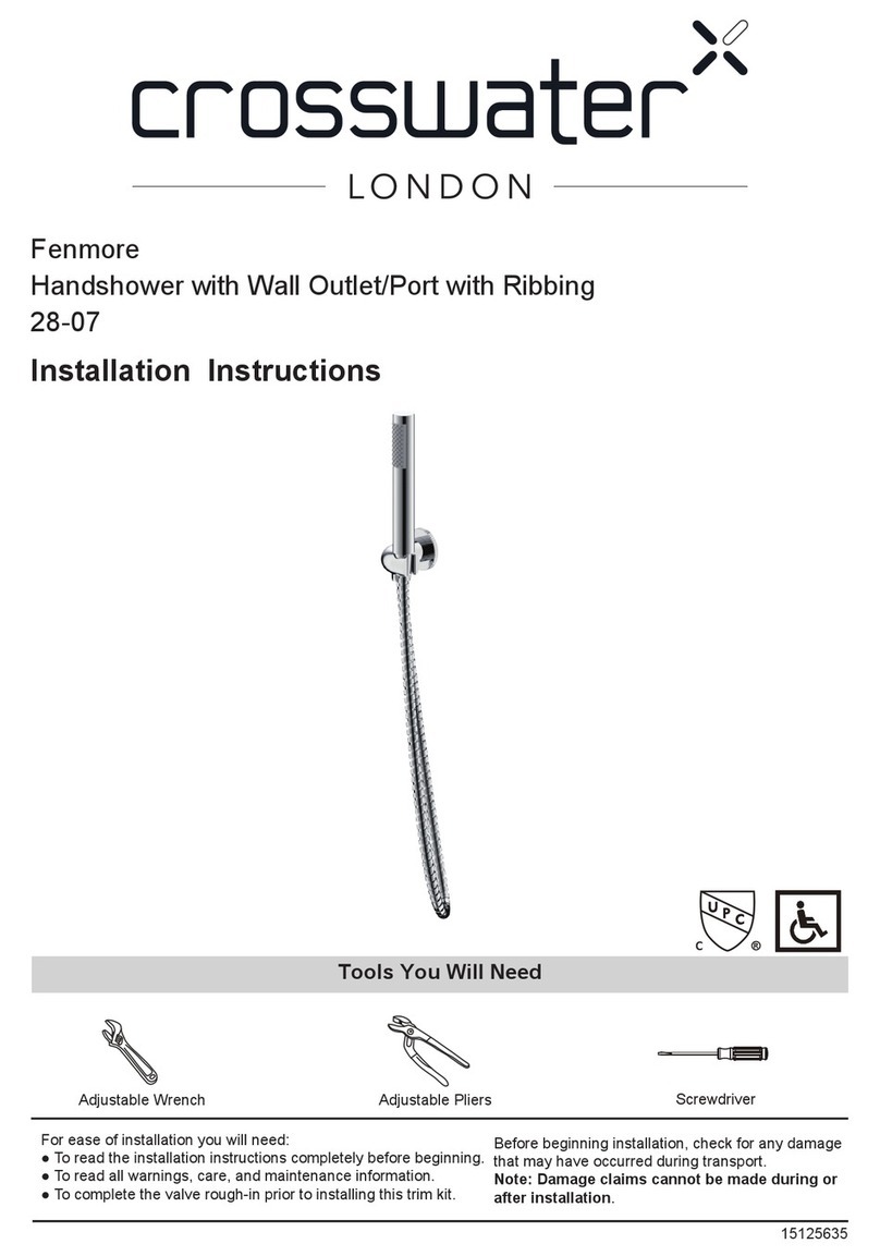 Crosswater 28-07 User manual
