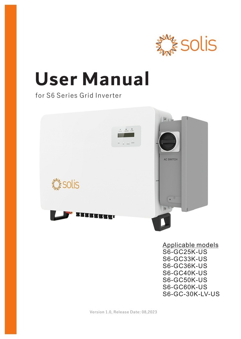 SOLIS S6-GC25K-US User manual SOLIS S6-GC25K-US User manual