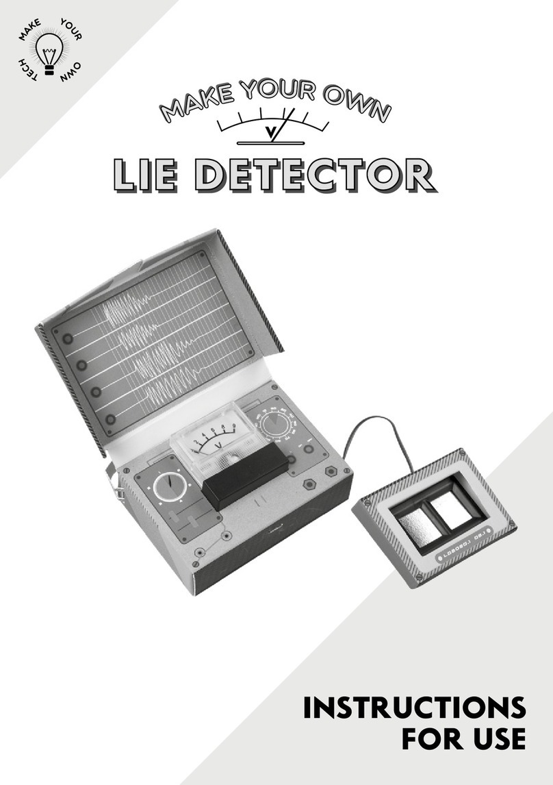 Fizz Creations Make Your Own Lie Detector Instructions for use