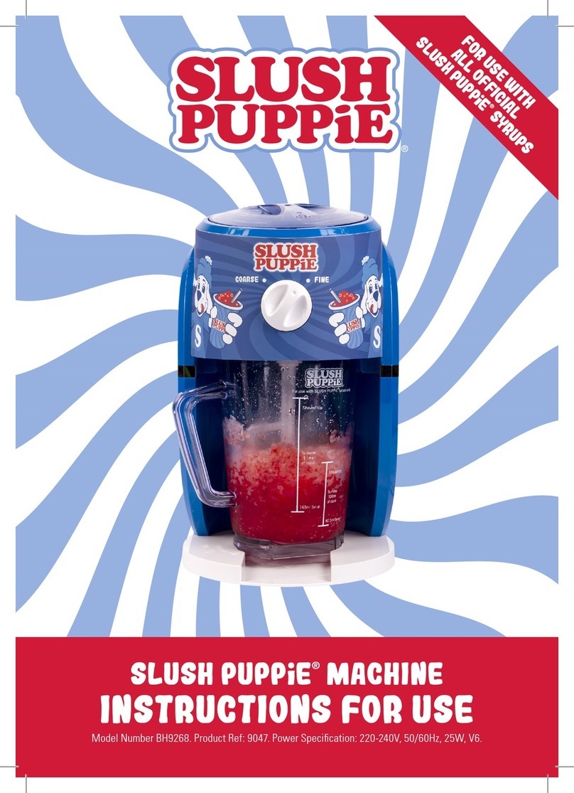 ICEE SLUSH PUPPiE BH9268 Instructions for use