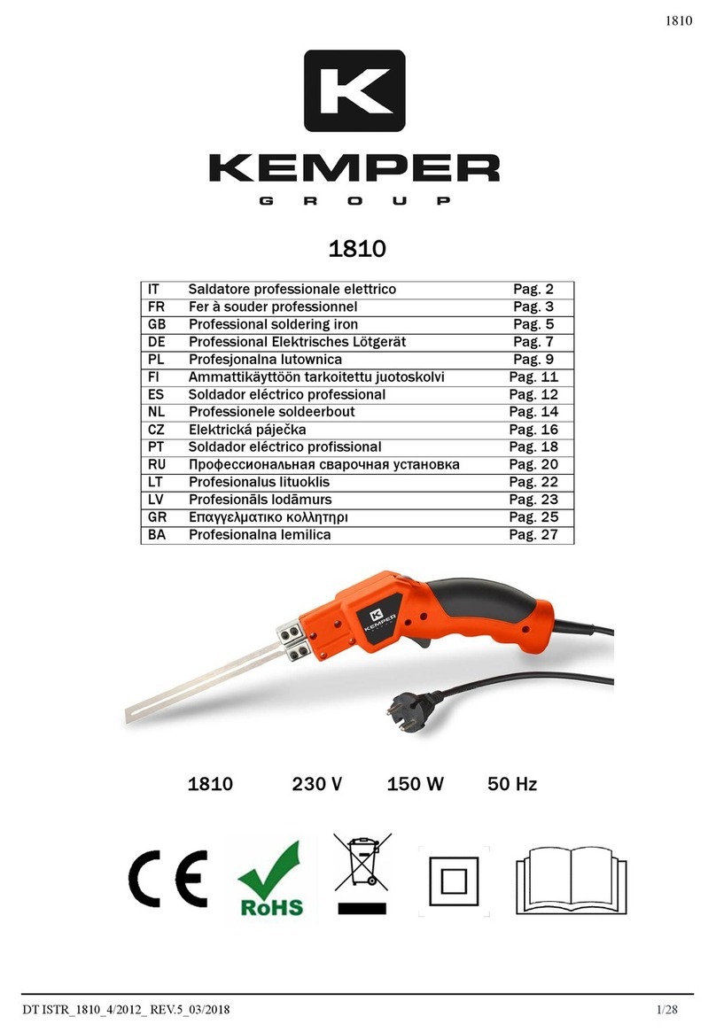 Kemper 1810 User manual