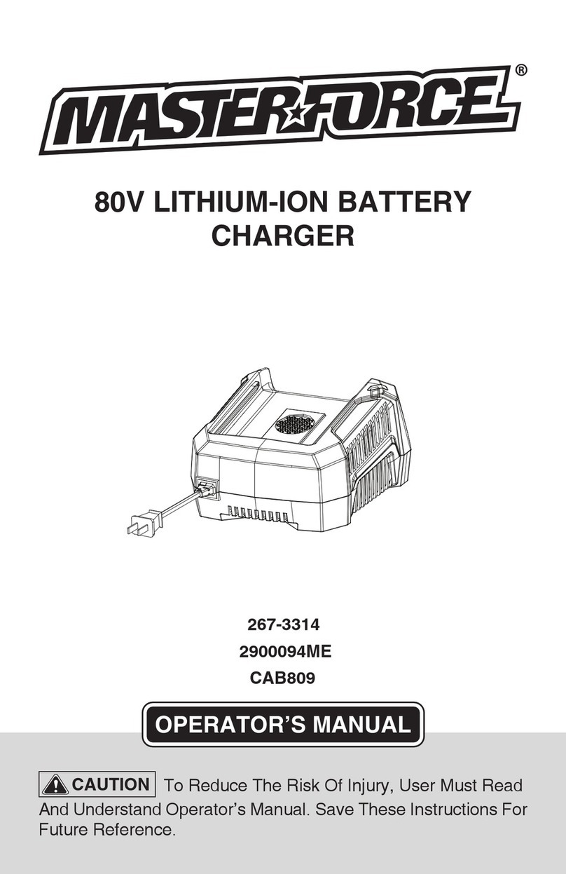 MasterForce 267-3314 Operator's manual