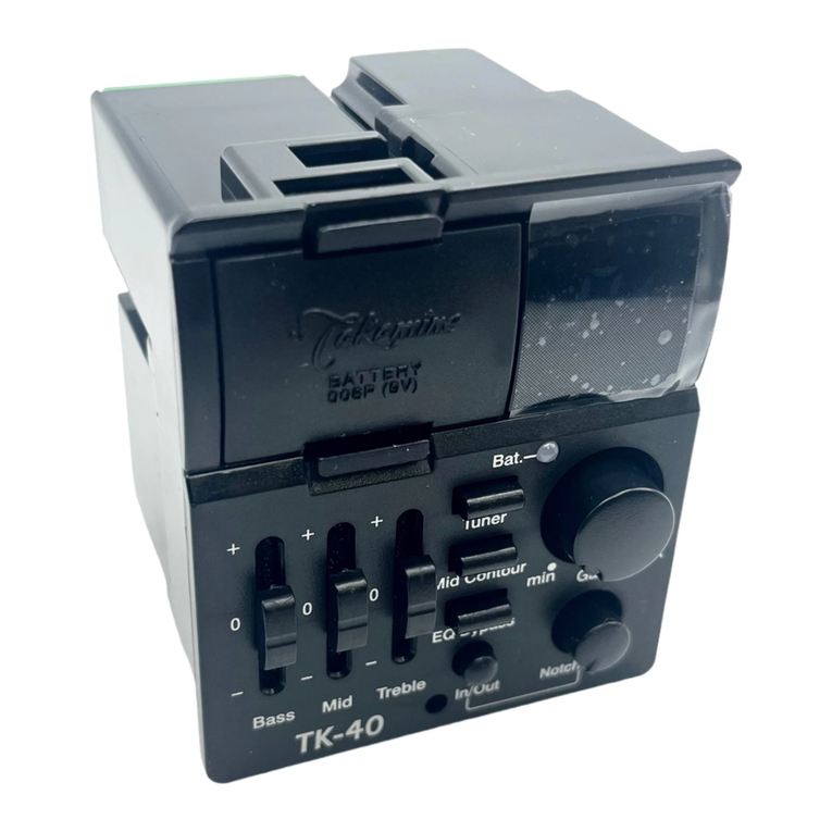 Takamine TK-40 user manual