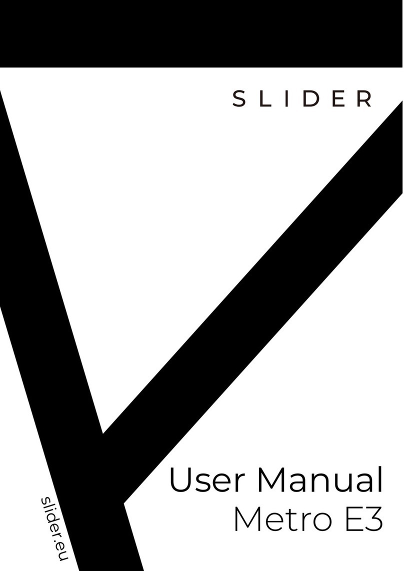 Slider Metro E3 user manual