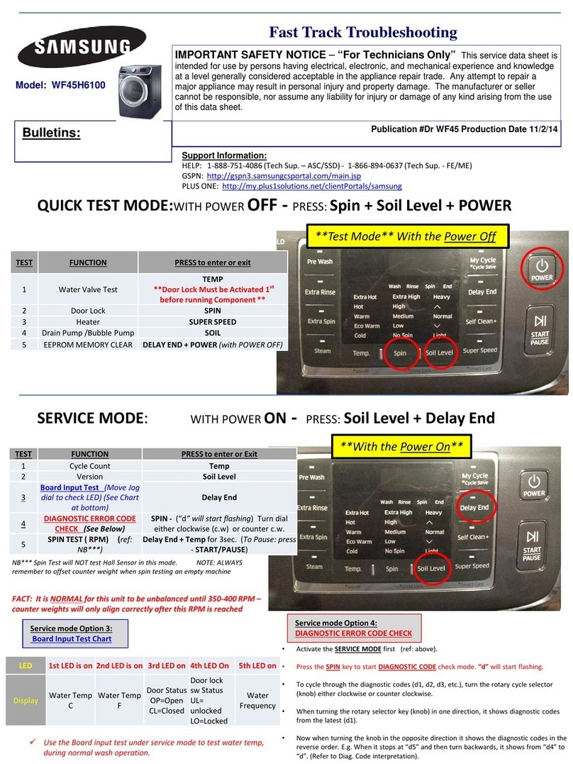 Samsung WF45H6100 Operating instructions