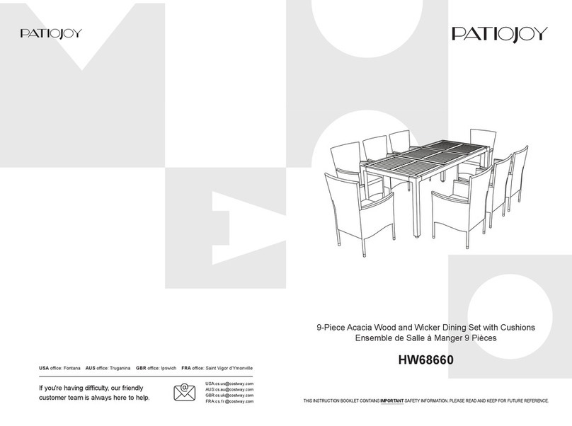 PATIOJOY HW68660 manual