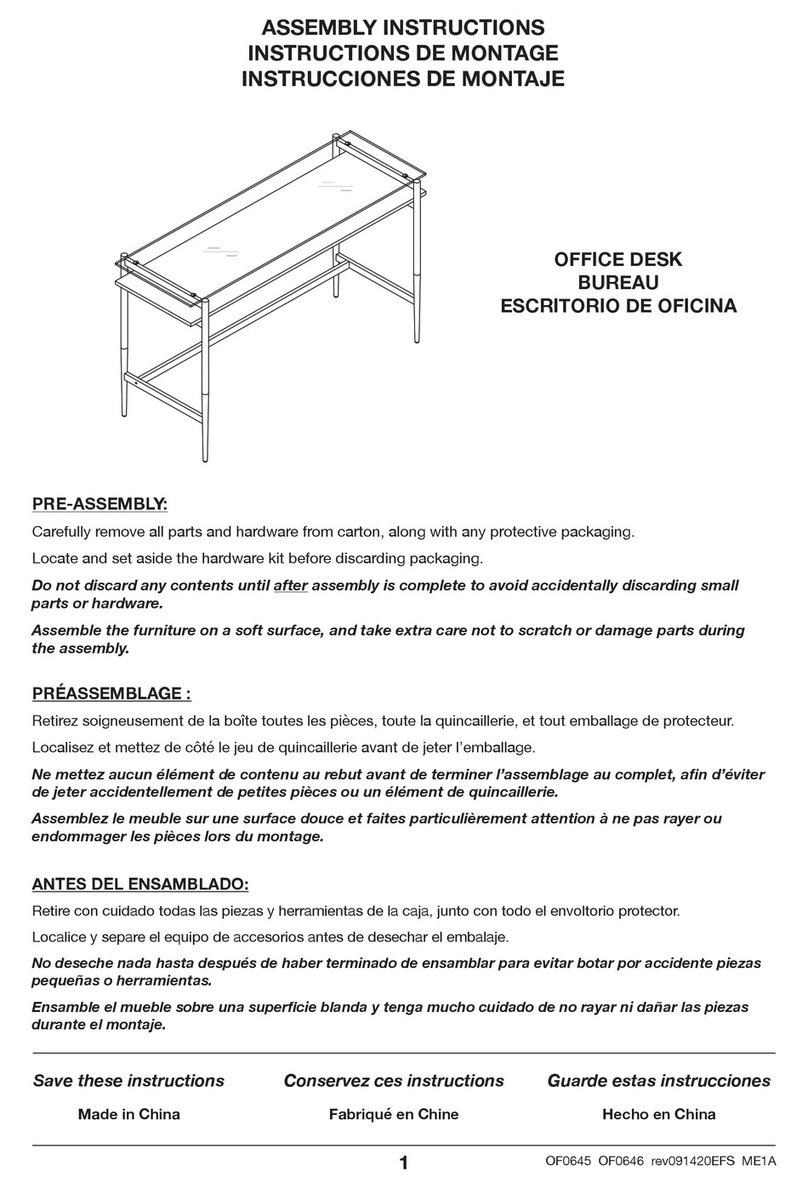 Hudson & Canal OF0645 Assembly instructions