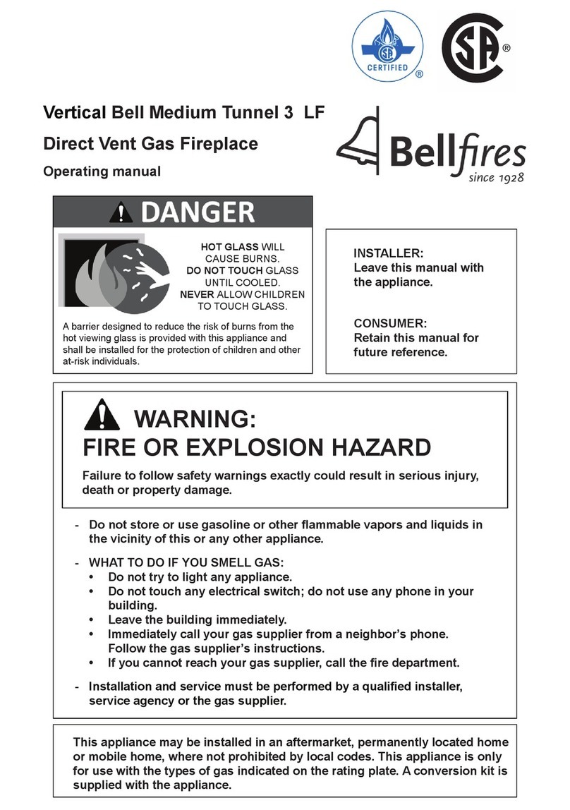 Bellfires Vertical Bell Medium Tunnel 3 LF User manual Bellfires Vertical Bell Medium Tunnel 3 LF User manual