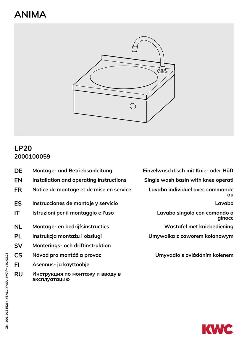 KWC ANIMA LP20 User manual KWC ANIMA LP20 User manual