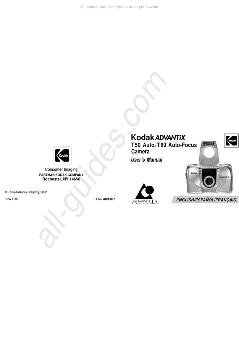 Kodak ADVANTIX T50 Auto User manual