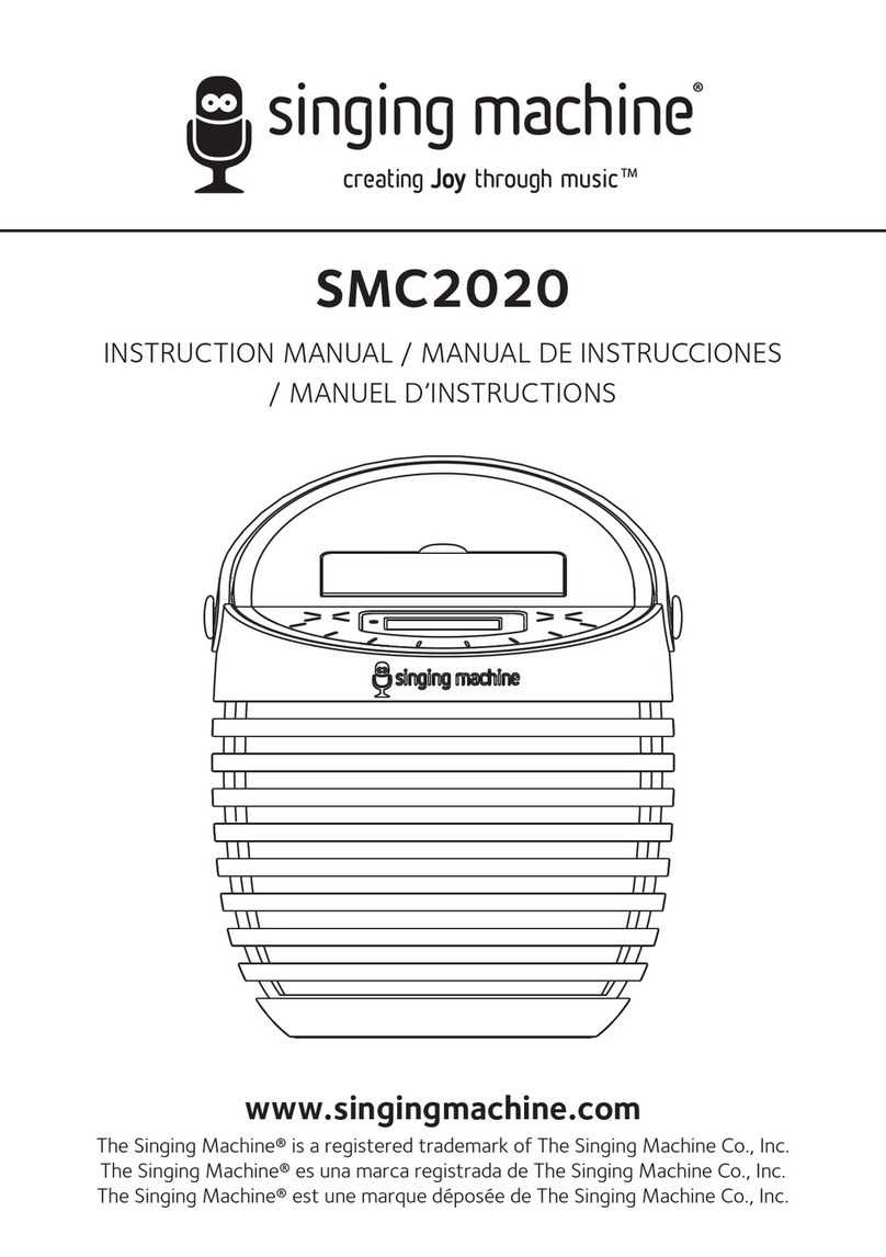 The Singing Machine SMC2020 User manual