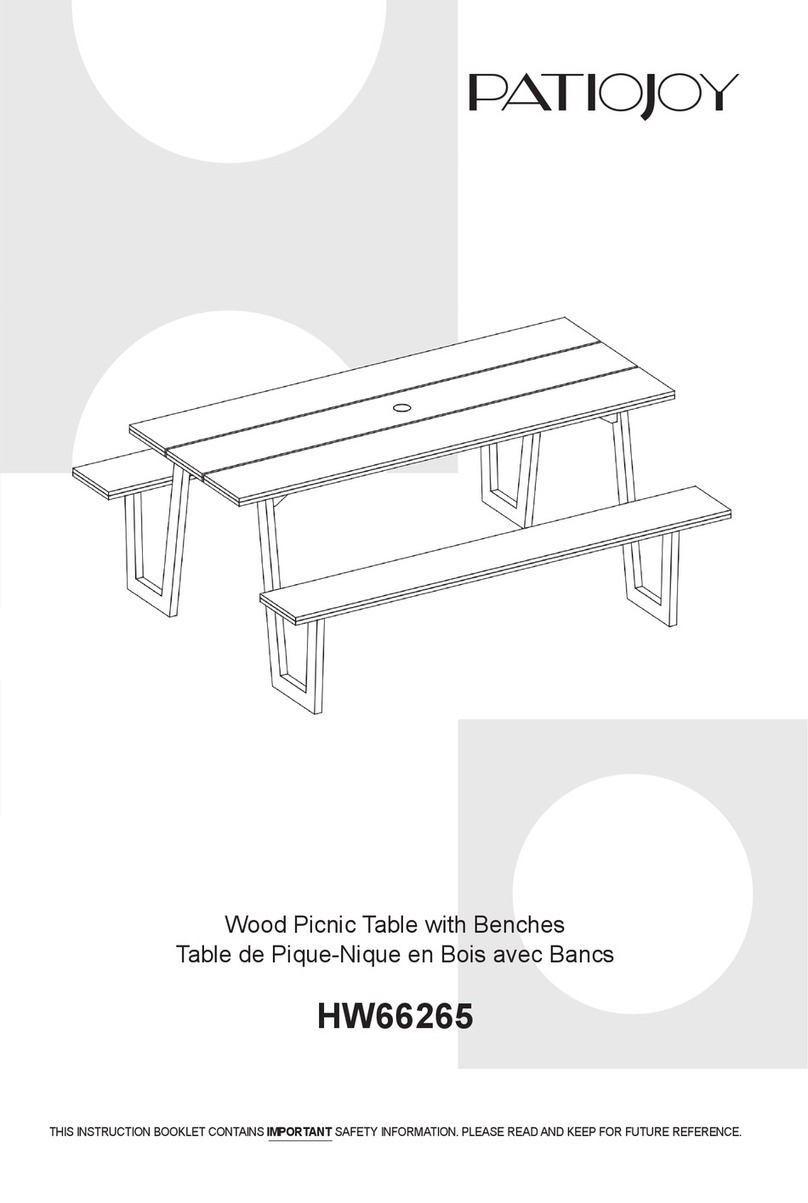 PATIOJOY HW66265 User manual PATIOJOY HW66265 User manual