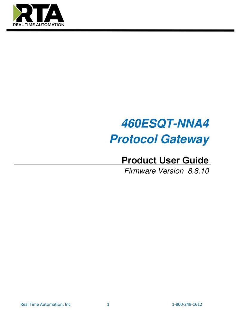 RTA 460ESQT-NNA4 Specification sheet