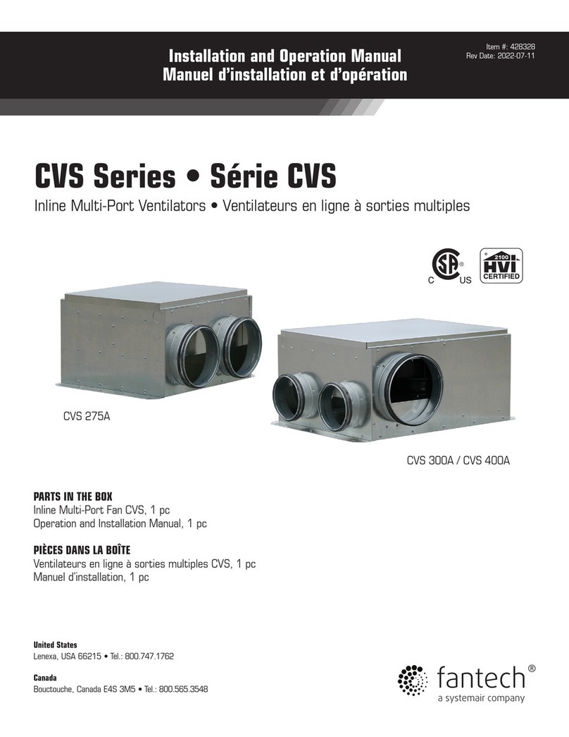 System air CVS Series User manual