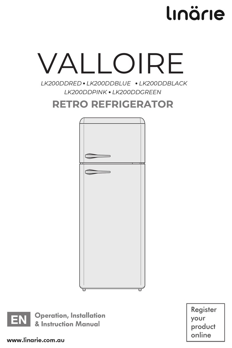 linarie VALLOIRE LK200DDRED Operation & installation manual