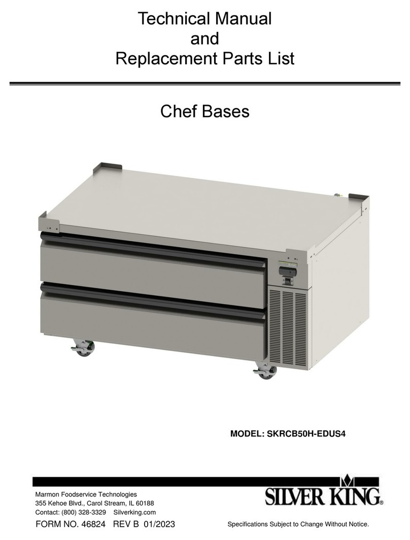 Silver King SKRCB50H-EDUS4 Technical manual and replacement parts list
