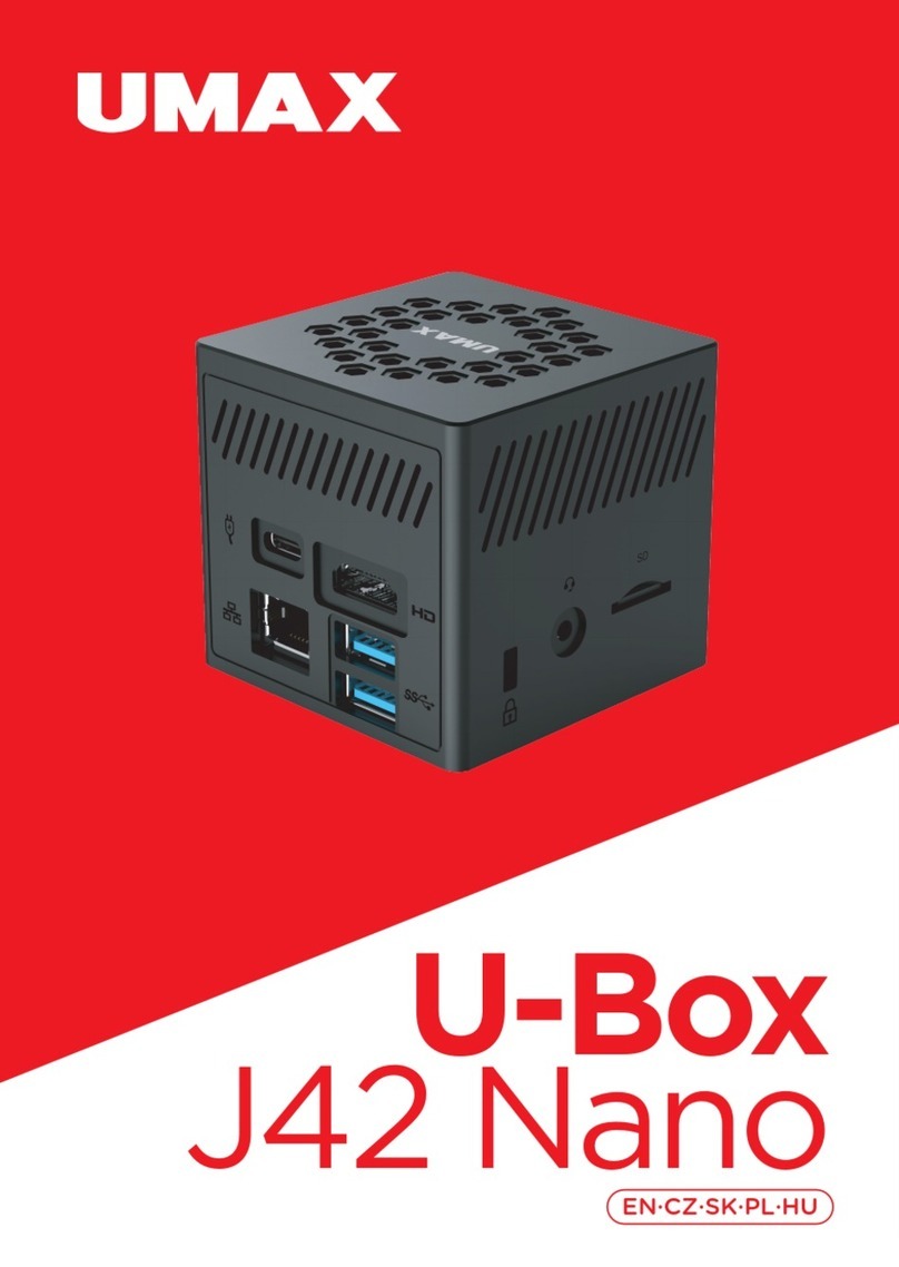 UMAX Technologies U-Box J42 Nano manual