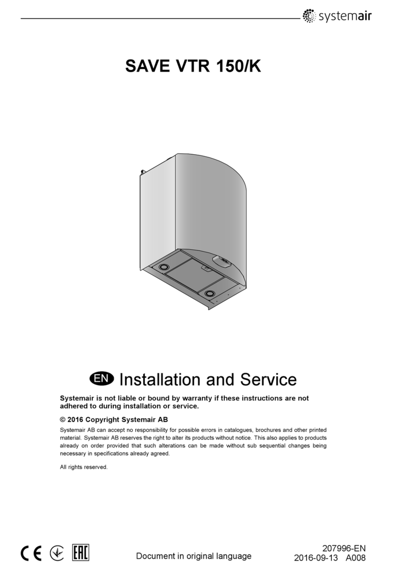 System air SAVE VTR 150/K Installation and service