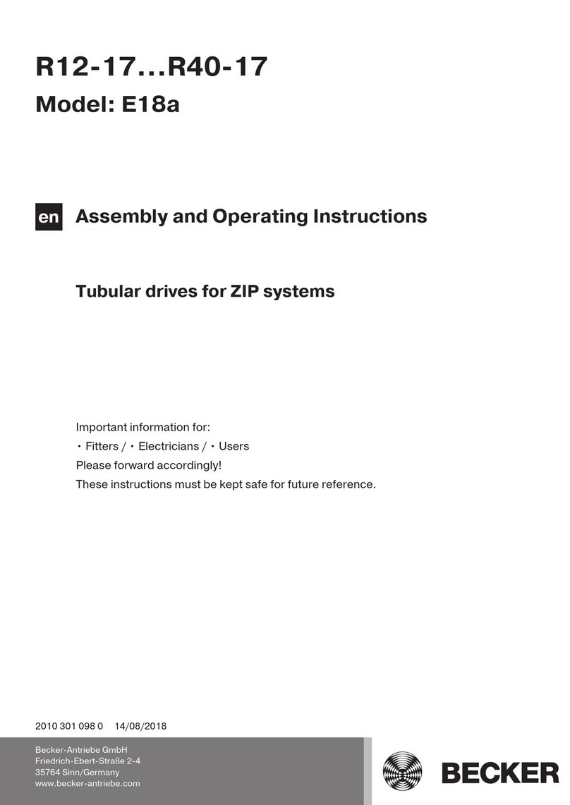 Becker R12-17 User manual