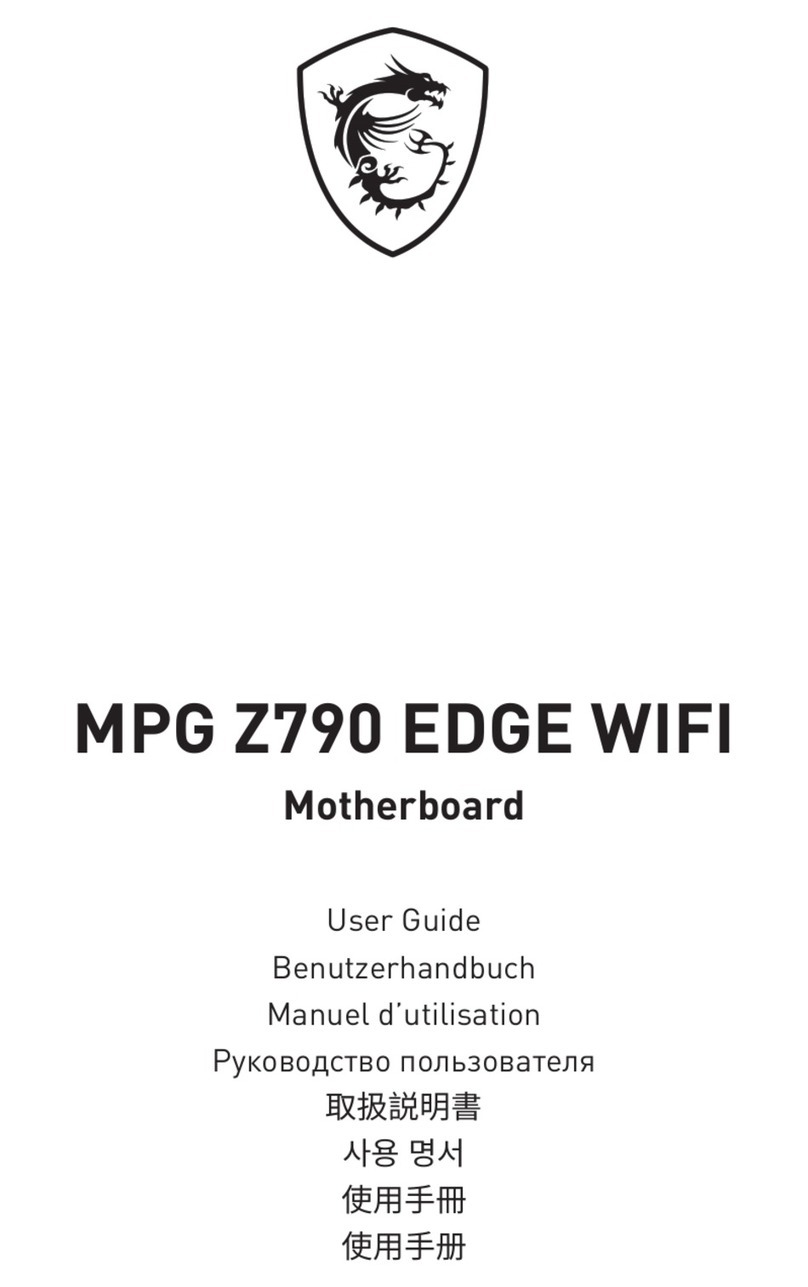 MSI MPG Z790 CARBON WIFI User manual