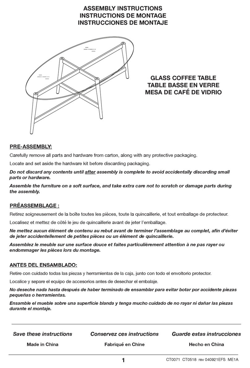 Hailey Home CT0071 User manual Hailey Home CT0071 User manual