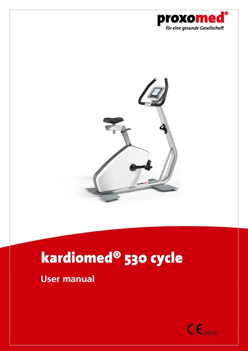 Proxomed kardiomed 530 cycle user manual