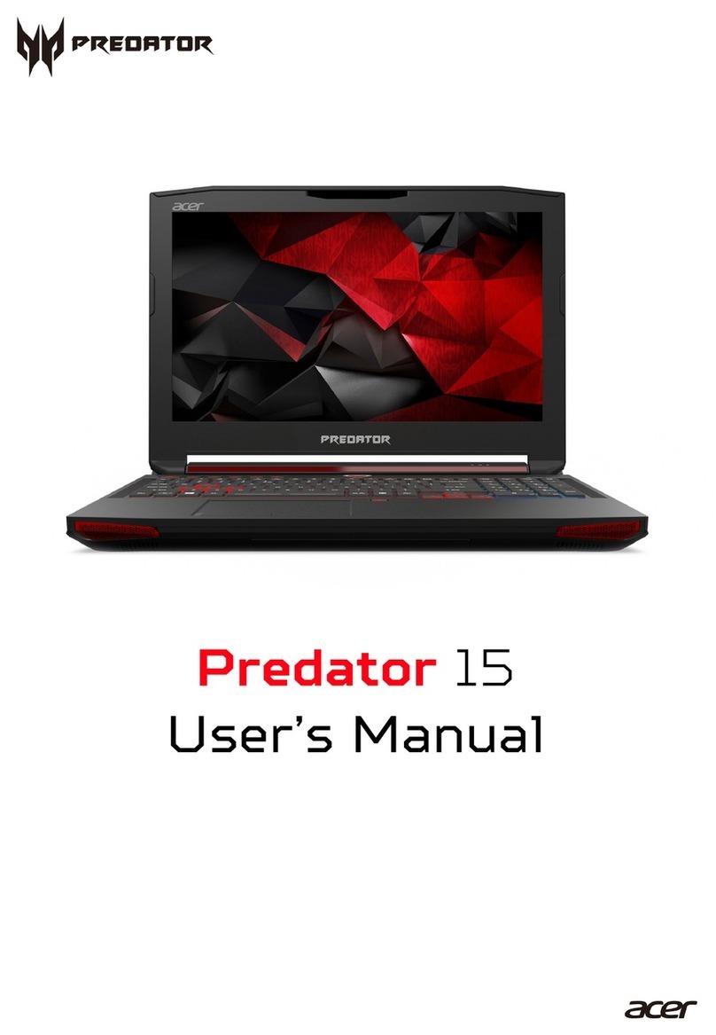 Acer PREDATOR 15 G9-591 User manual
