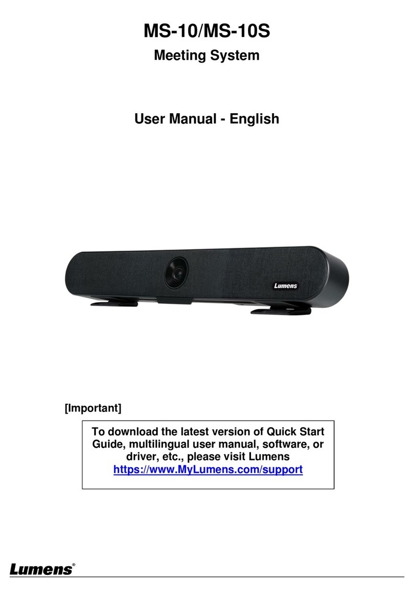 Lumens MS-10S user manual