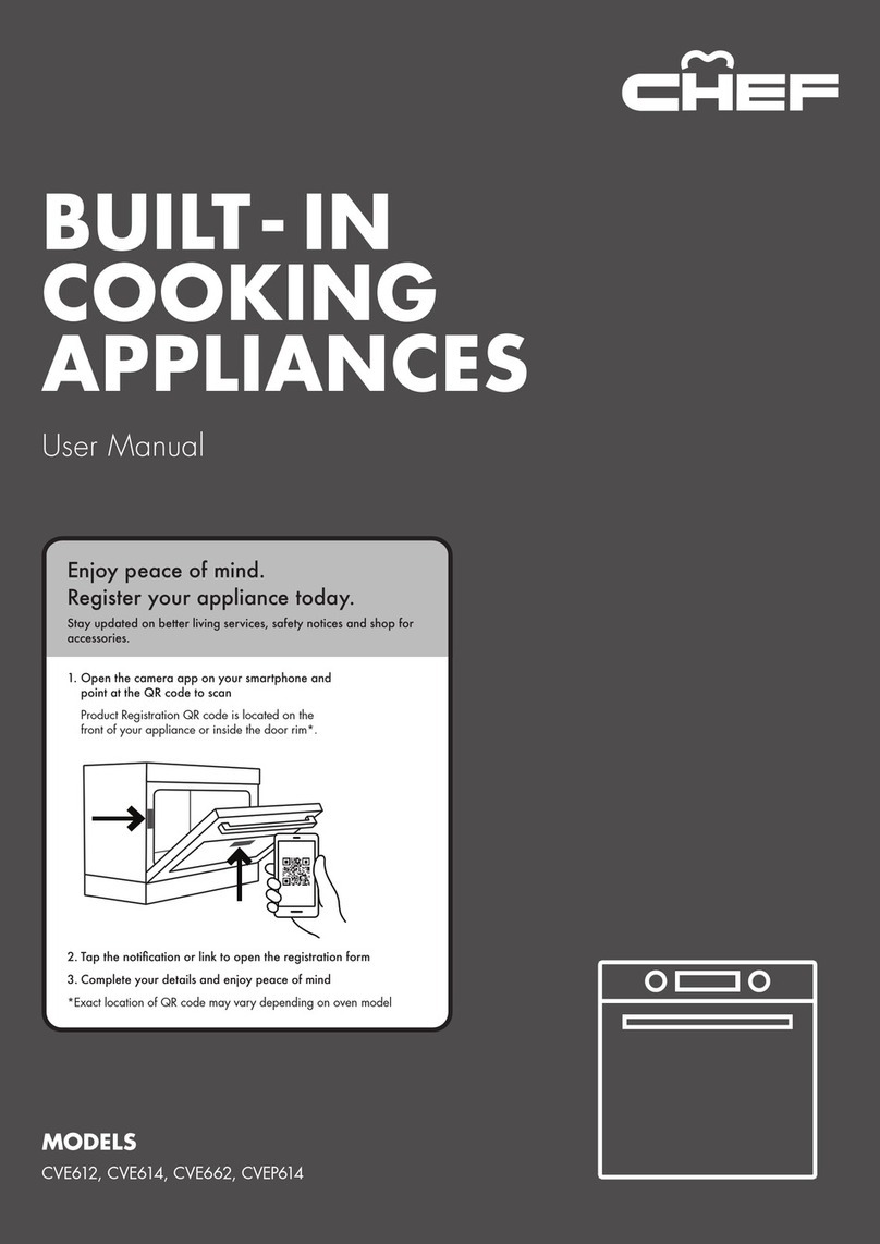 Chef CVE662 User manual