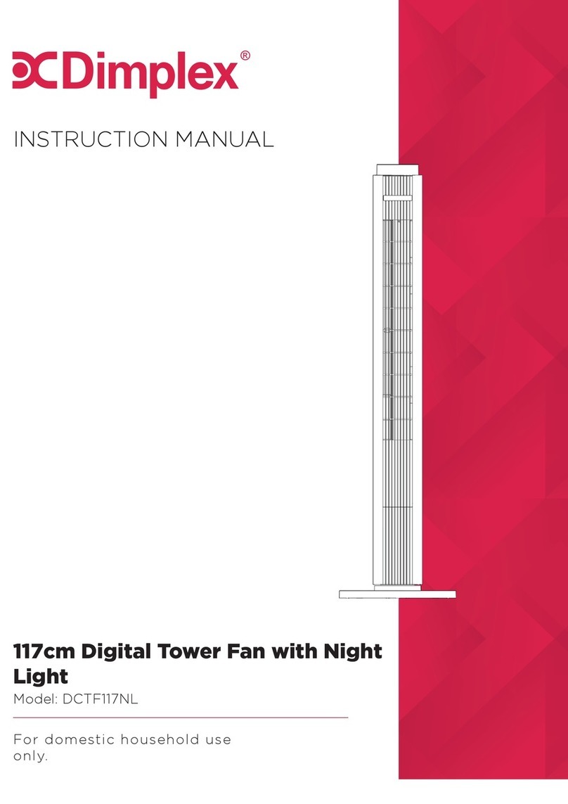 Dimplex DCTF117NL instruction manual