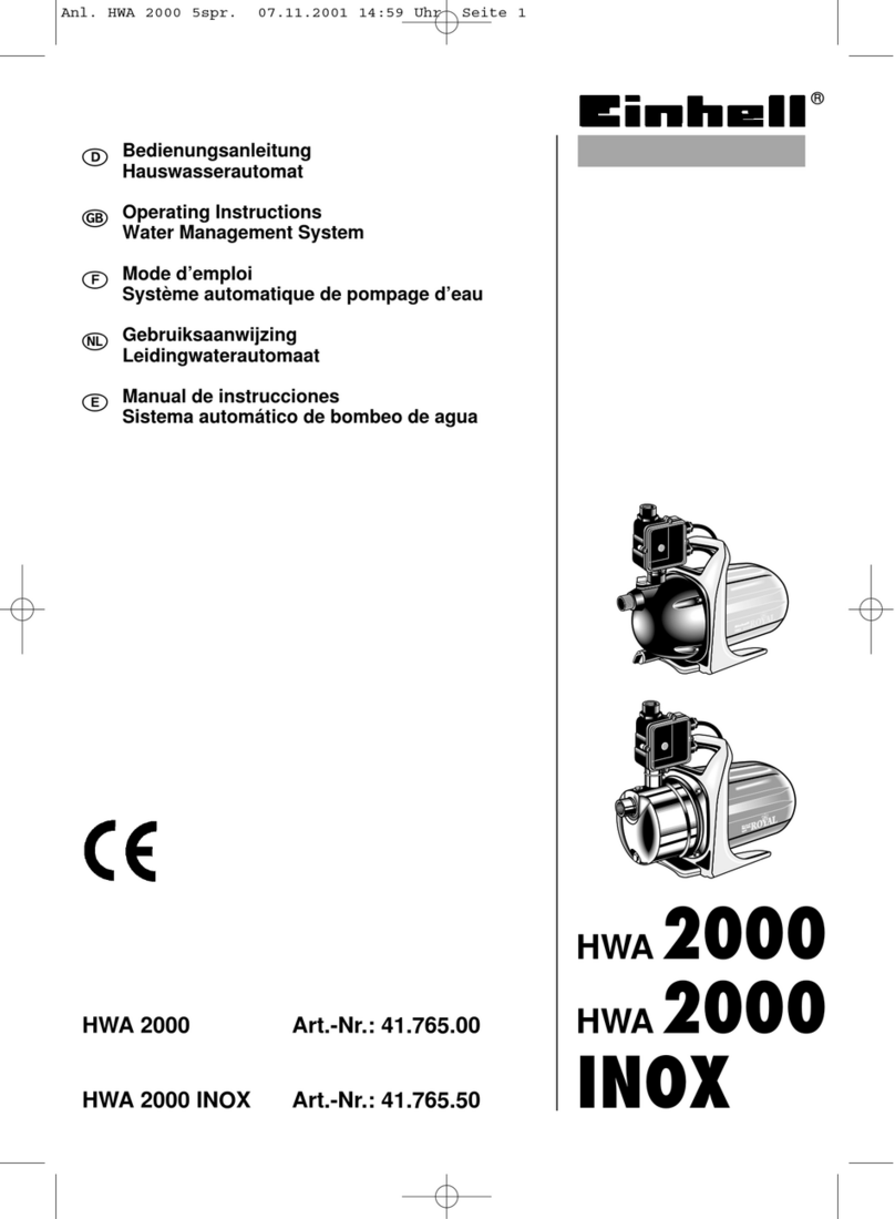 EINHELL HWA 2000 User manual
