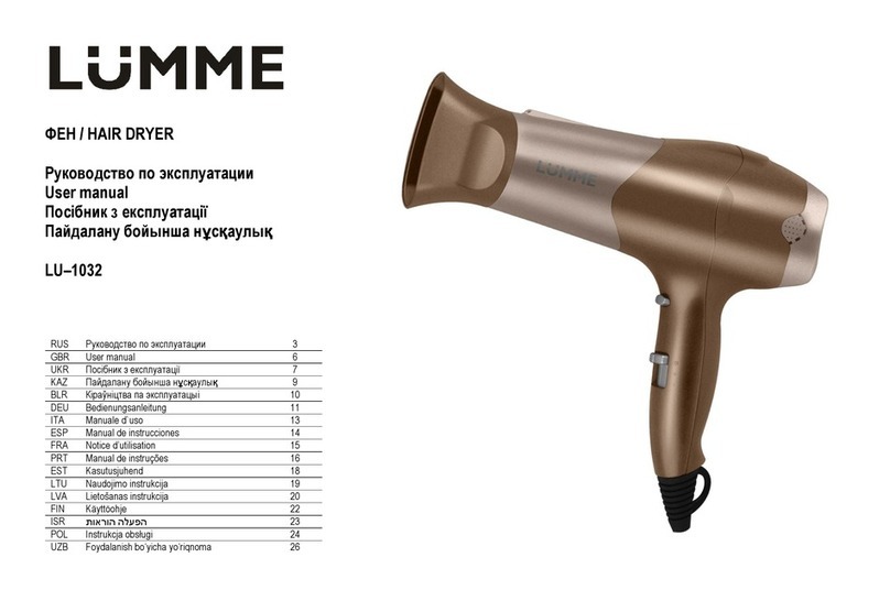 Lumme LU-1032 User manual Lumme LU-1032 User manual