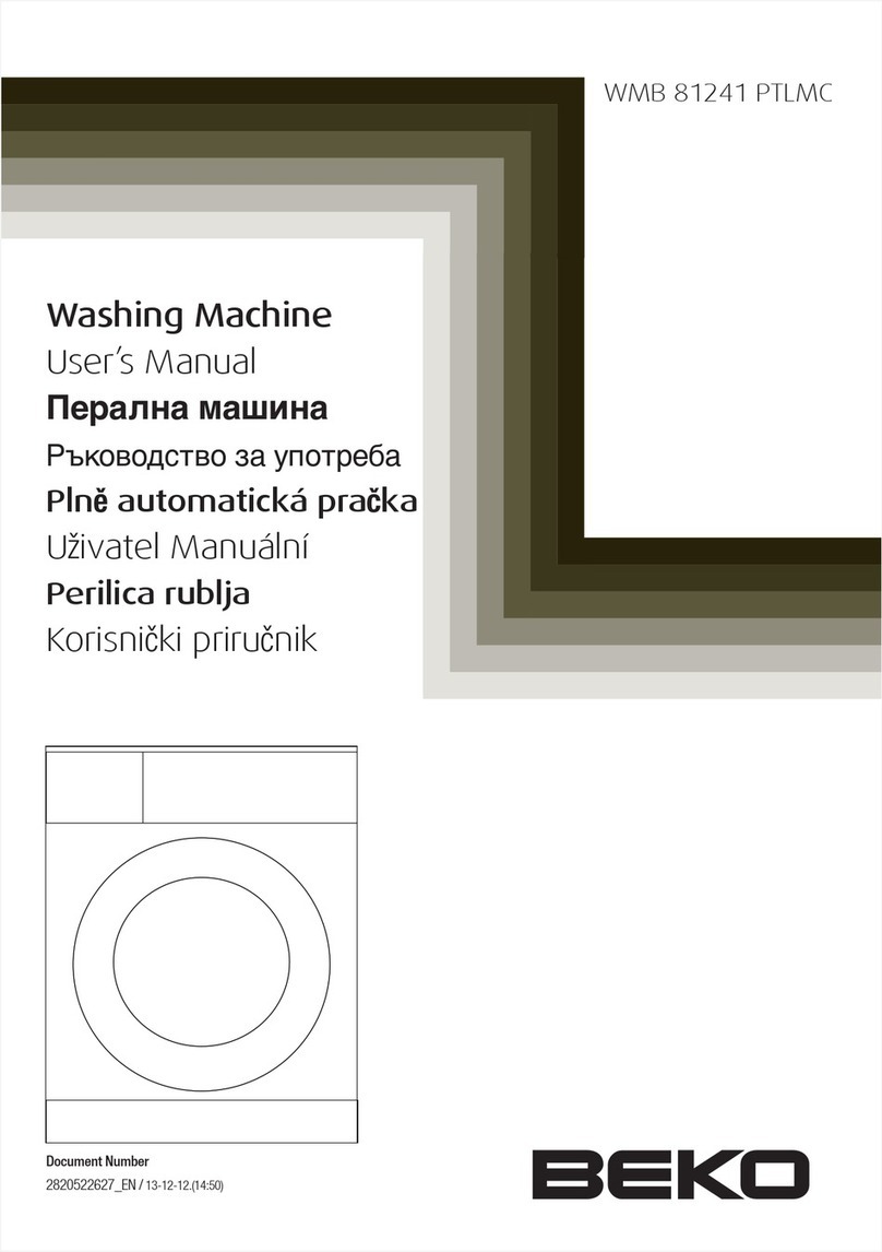 Beko WMB 81241 PTLMC user manual