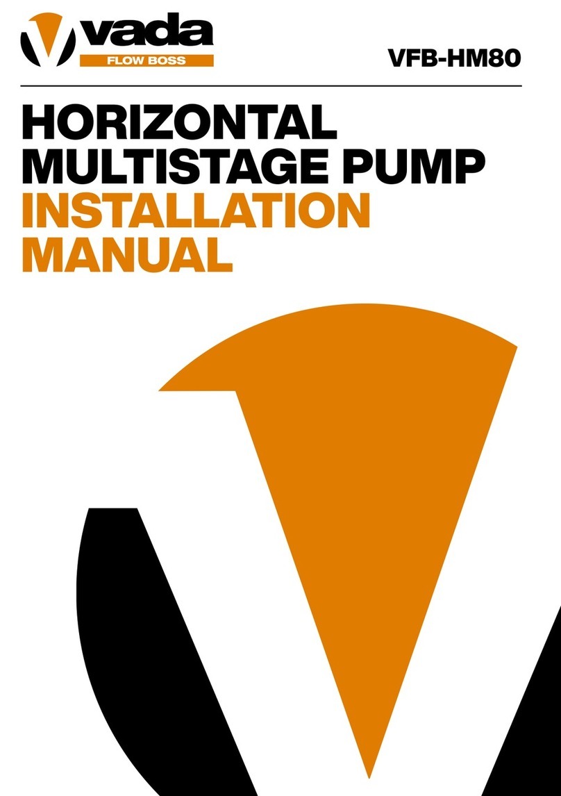 VADA VFB-HM80 installation manual