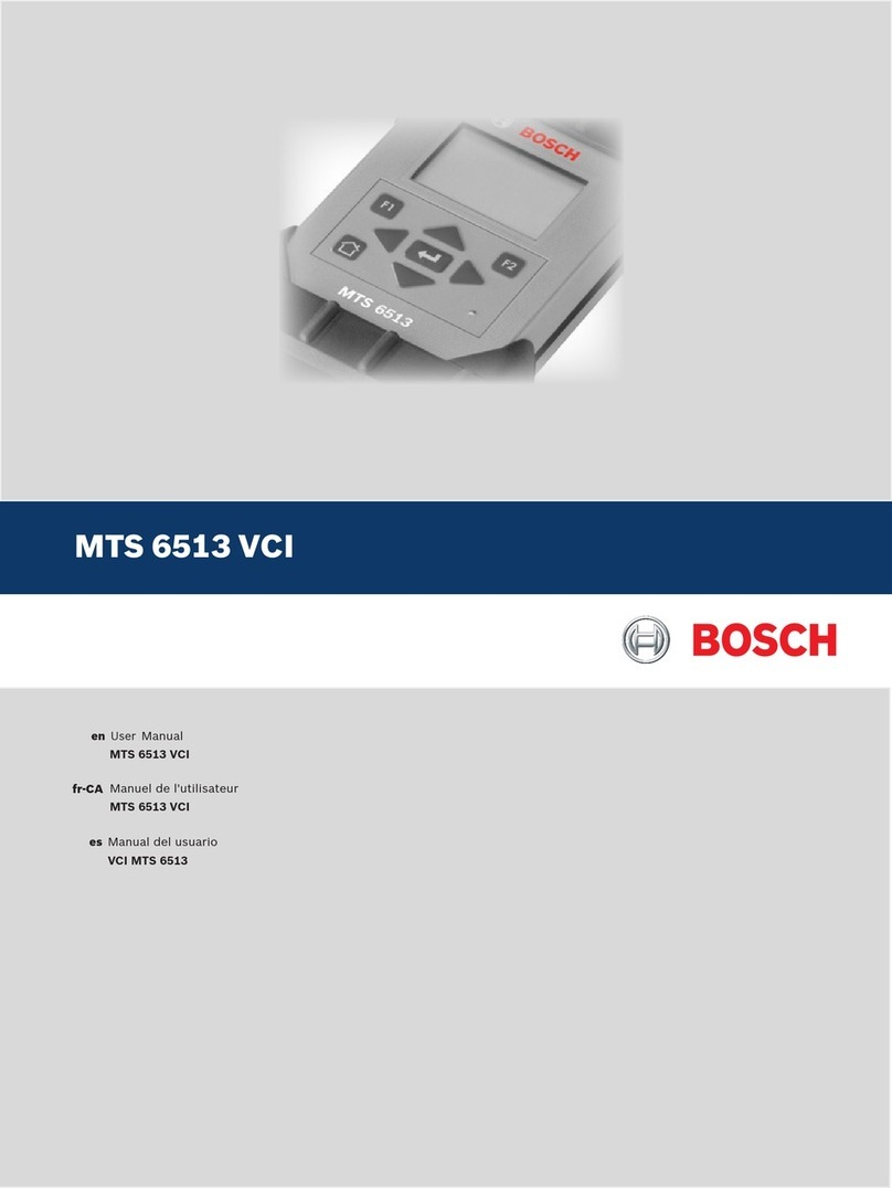 Bosch MTS 6513 VCI user manual