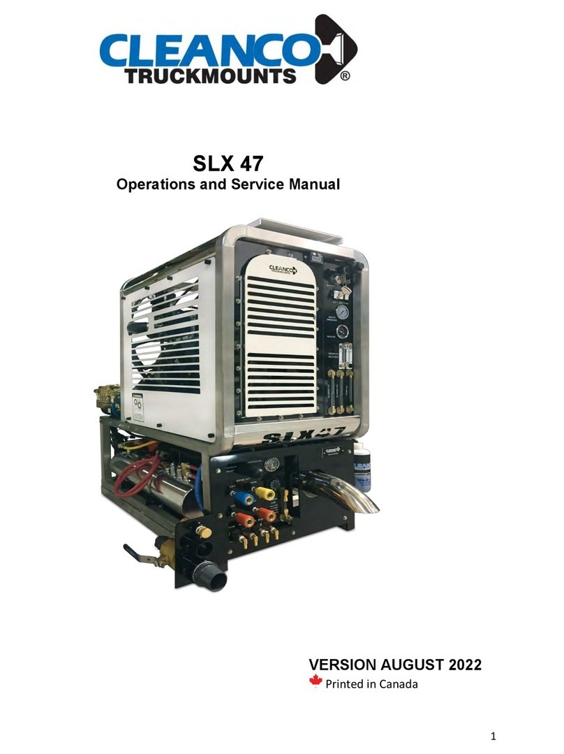 Cleanco SLX47 Operation manual