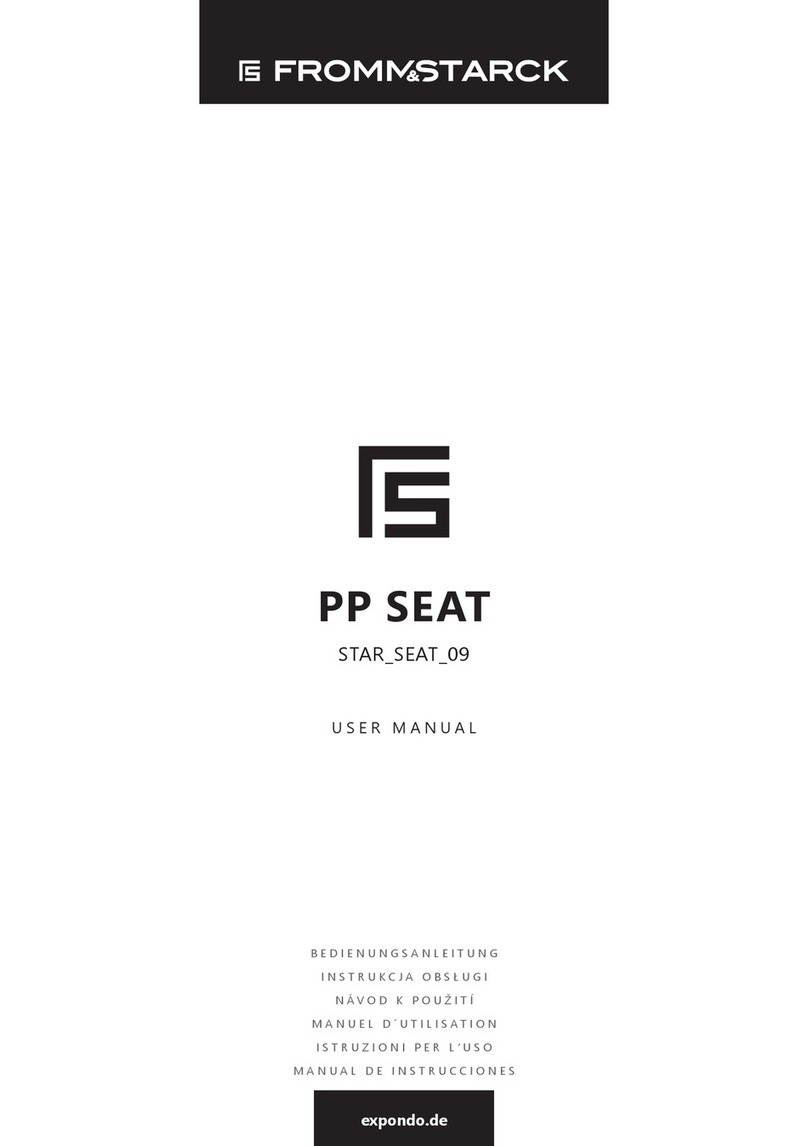 Fromm&Starck PP SEAT STAR-SEAT-09 user manual