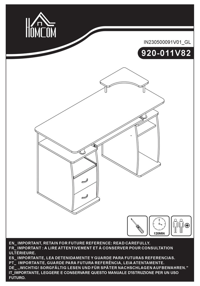 HOMCOM 920-011V82 User manual HOMCOM 920-011V82 User manual