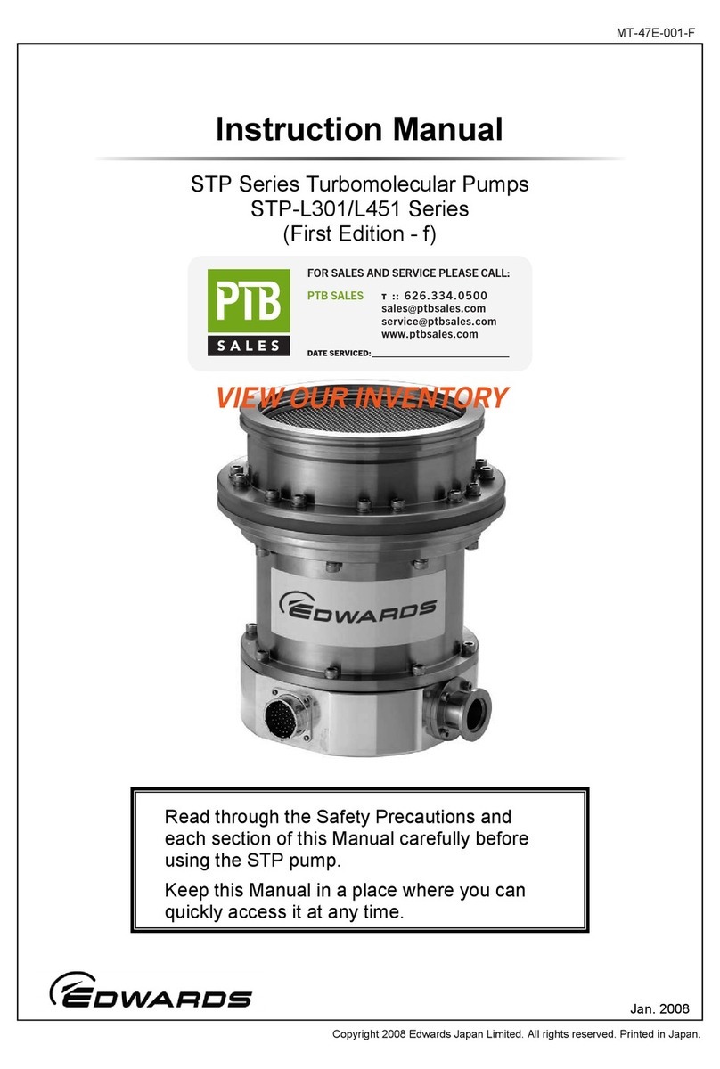 Edwards STP-L301 Series instruction manual