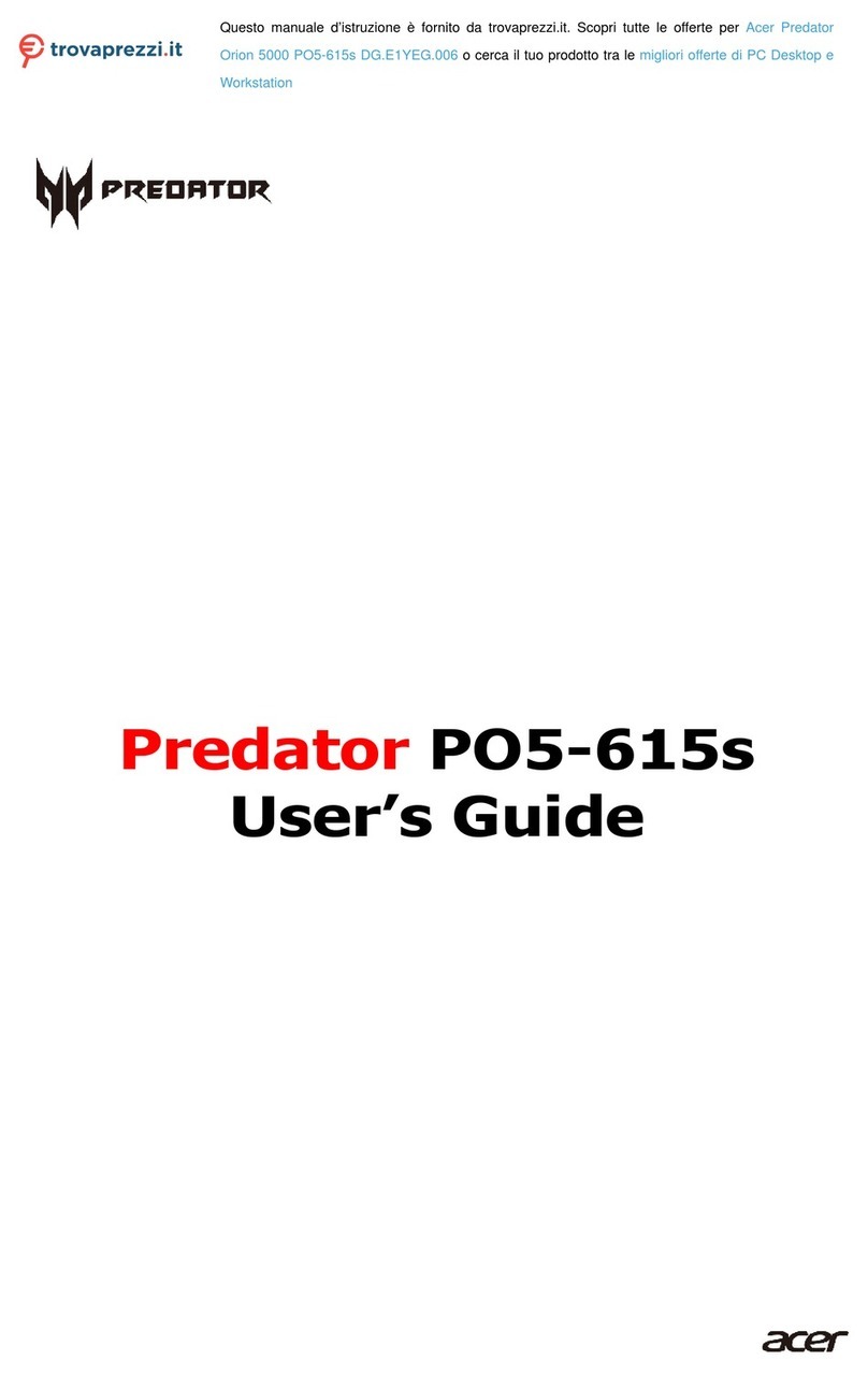 Acer Predator Orion 5000 User manual