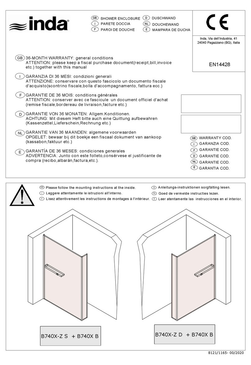 INDA B740X-Z S installation instructions
