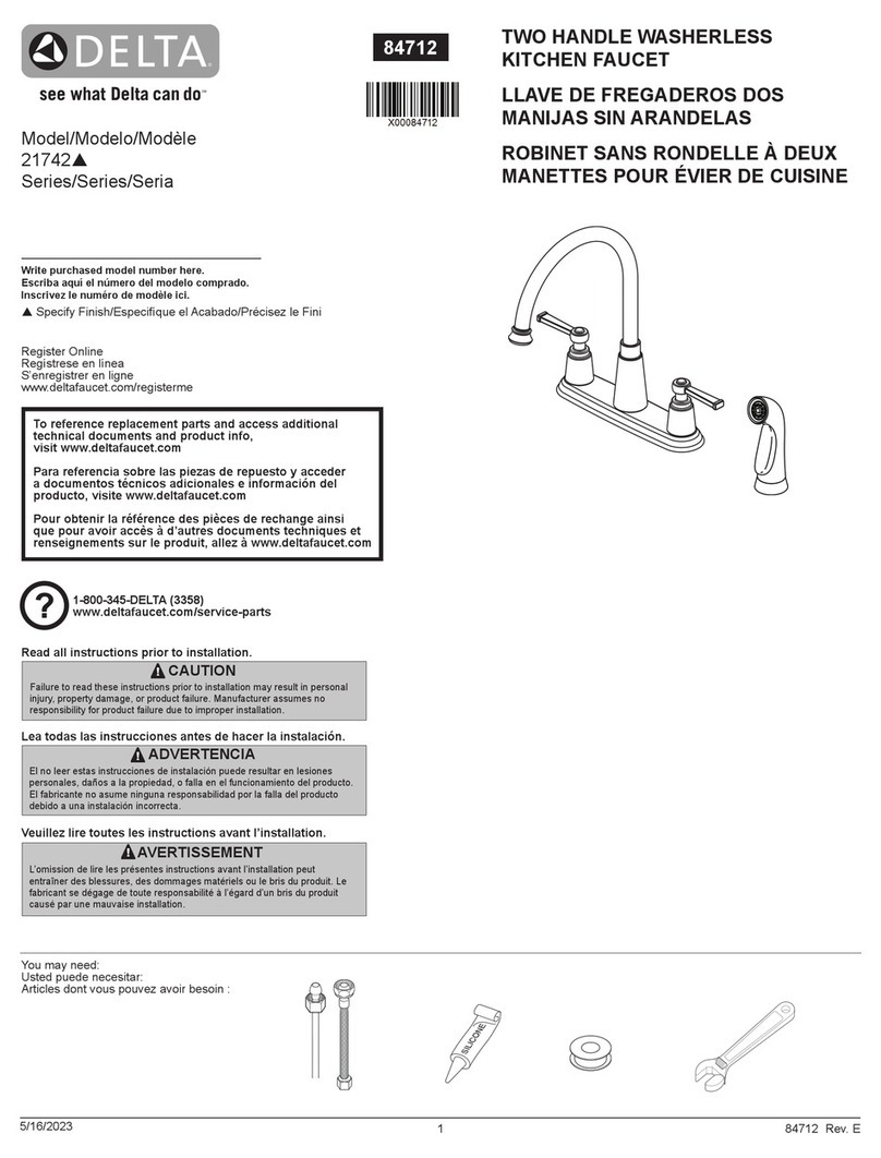 Delta EMMETT 21742LF-SP User manual Delta EMMETT 21742LF-SP User manual