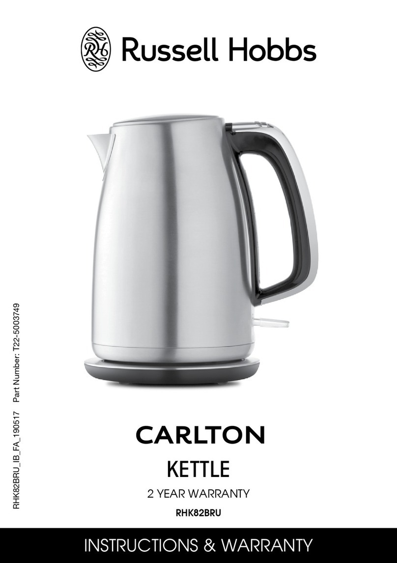 Russell Hobbs RHK82BRU instructions