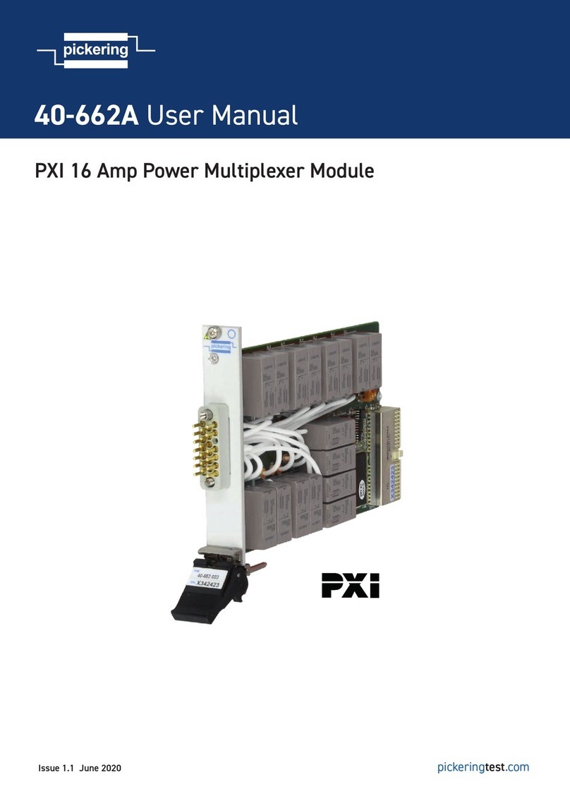Pickering 40-662A user manual