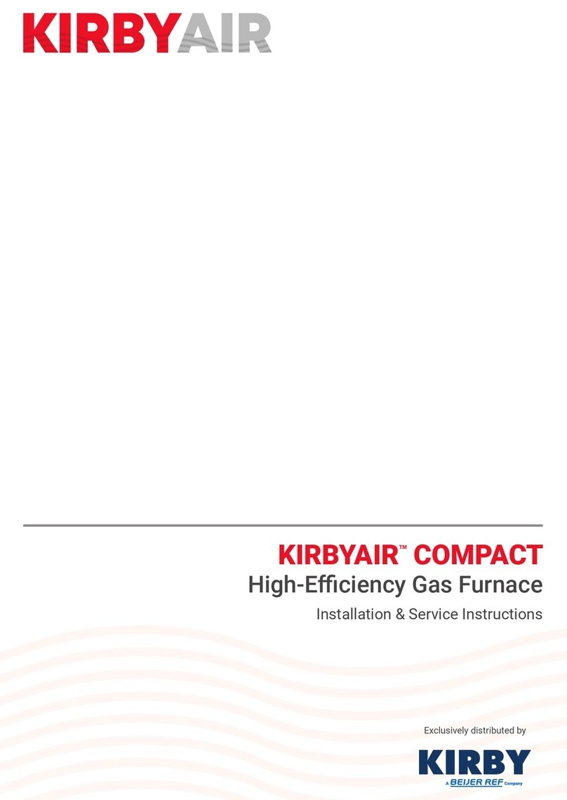 Beijer Ref KIRBYAIR COMPACT Installation & service instructions
