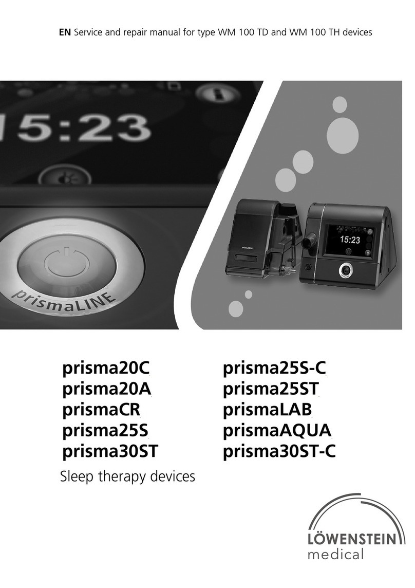 Lowenstein Medical prisma20C Installation and operating manual Lowenstein Medical prisma20C Installation and operating manual