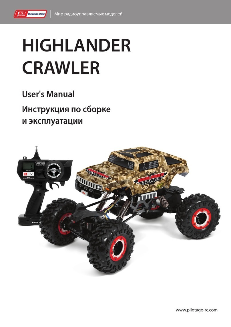 Pilotage-RC HIGHLANDER CRAWLER user manual