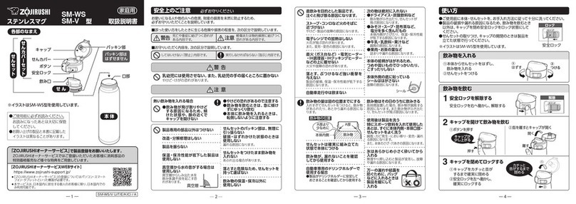 Zojirushi SM-WS User manual