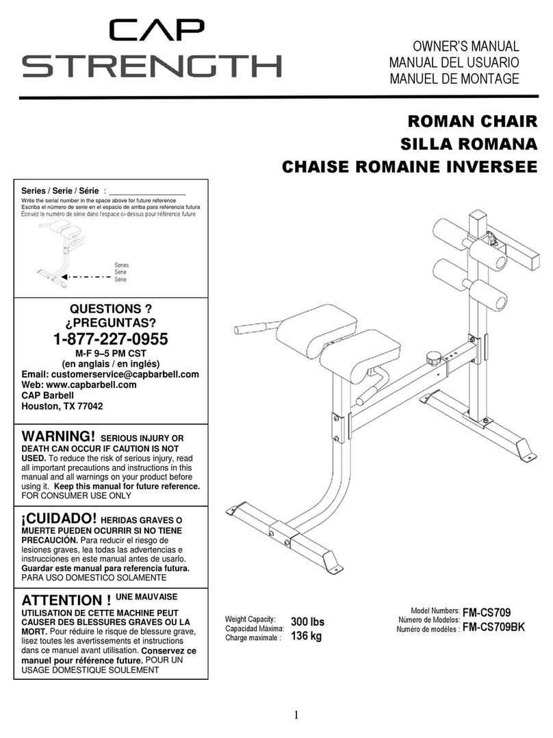 Cap Strength FM-CS709 User manual