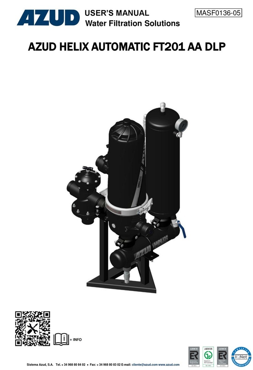 AZUD HELIX AUTOMATIC FT201 AA DLP User manual
